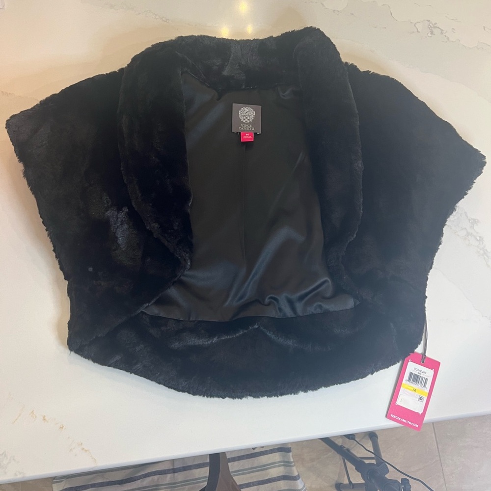 Vince Camuto black shrug